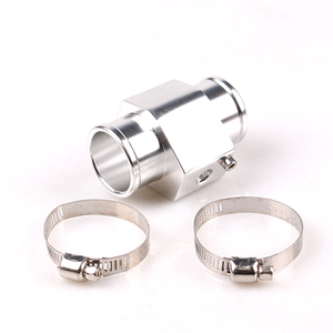 26-40MM 알루미늄 수온 티 센서 어댑터 자동차 개조용 범용 연료/오일 압력 게이지 조인트 맞춤 로고 - Product Image 6