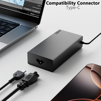 Cargador de 100W 20V 5A Tipo C para Portátil, Adaptador de Repuesto, Fuente de Alimentación para Lenovo