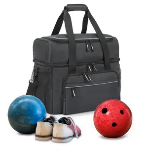 Tas Tote olahraga bowling Ball luar ruangan tugas berat kustom tas Bowling olahraga kapasitas besar