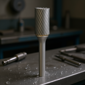 Fraise rotative cylindrique TTAKE, diamètre 8 mm, longueur 19 mm, en carbure massif pour machines-outils - Product Image 3