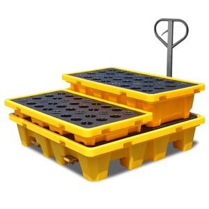 Plateau de palette en PEHD anti-fuite à neuf pieds, fabriqué à Huizhou pour l'équipement de stockage de produits chimiques - Product Image 1
