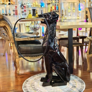 Large Floor-standing <b>Hookah</b> Dubin Dog Figurine Shisha Resin Shisha <b>Hookah</b> - Product Image 3