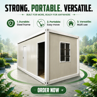 Maison conteneur modulaire pliable contemporaine en panneaux sandwich d'acier respirants, 20 pieds 40 pieds, pour hôtels, centres commerciaux, bureaux
