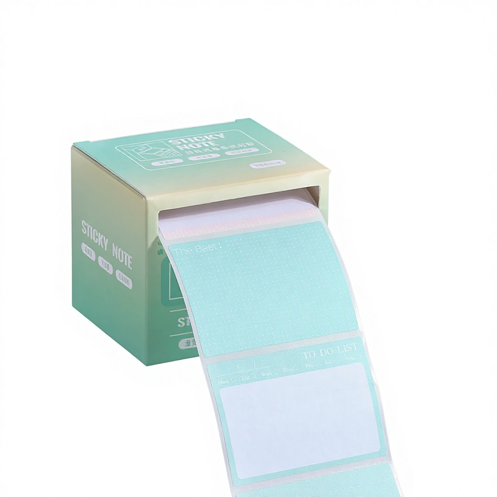 Note adesive estraibili - verde sfumato