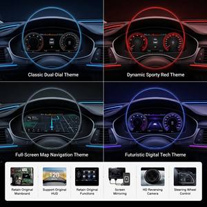 Tableau de bord numérique professionnel de 12,3 pouces pour <span class=keywords><strong>Audi</strong></span> <span class=keywords><strong>A6</strong></span> A7 C7 4G8 2012-2018, écran LCD Full HD, compteur de vitesse - Product Image 5