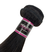 Étiquettes personnalisées autocollantes pour emballages de mèches de cheveux avec logo sur mesure