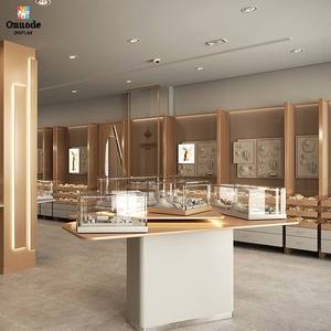 ตู้โชว์เครื่องประดับและอุปกรณ์ตกแต่งร้านค้า |   การตกแต่งภายในแบบหรูหราสำหรับร้านค้าระดับไฮเอนด์ |   บริการออกแบบและติดตั้งแบบครบวงจร - Product Image 1