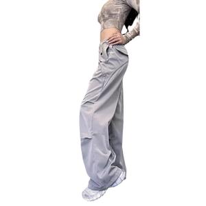 Nuovi pantaloni estivi da bambino e ragazza pantaloni larghi larghi da donna pantaloni sportivi larghi da donna - Product Image 5