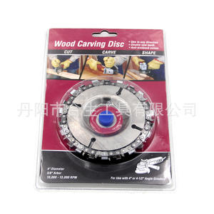 Disco para tallar madera Artpol de 4 pulgadas, 5/8 de pulgada, 22 dientes, para amoladoras angulares - Product Image 3