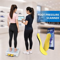 Station d'analyse podologique mobile tout-en-un : Détection de la pression et de la posture du pied, scanner 3D, écran externe 13 pouces pour personnalisation