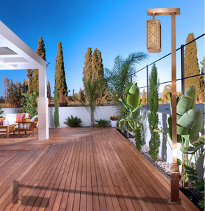 3M led iluminación exterior paisaje farola poste jardín luces diseño Led césped lámpara Ultra brillante luz solar jardín - Product Image 2