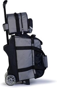 Brunswick Le sac de bowling est doté d'un compartiment séparé pour les chaussures et d'une poignée rétractable pouvant être allongée jusqu'à 40 pouces. - Product Image 5