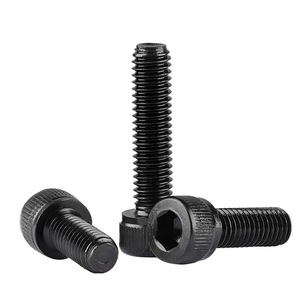 High Strength ISO <strong>Standard</strong> Carbon Steel Hexagon Socket Bolts M10-M20 <strong>Fasteners</strong> 8.8/10.9/12.9 Grades Plain Finish Hex Head GB M3 - Product Image 1