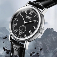 Montre chronographe mécanique automatique pour homme Mark Fairwhale, affichage de la date, style vintage, étanche, lumineuse, classique pour les affaires, FW-6059