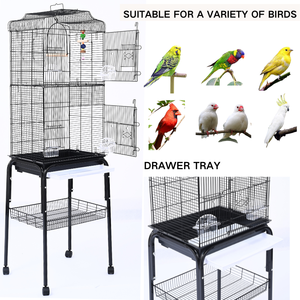 Commercio all'ingrosso di metallo di grandi dimensioni gabbie per uccelli all'aperto voliera per pappagalli canarini gabbia di allevamento di uccelli in scatola in vendita - Product Image 3
