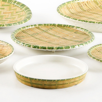 Vaisselle de restaurant ensembles d'assiettes assiettes personnalisées vaisselle de luxe moderne melamina