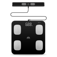 Balance de composition corporelle intelligente multifonctionnelle SENSSUN professionnelle à 8 électrodes numériques pour l'analyse du poids et de la graisse