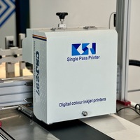 CSJ-210ZB Printer Kipas Cangkir Kertas Digital Inkjet CMYK Otomatis Efisiensi Tinggi 40m/menit Kepala Cetak HP Baru