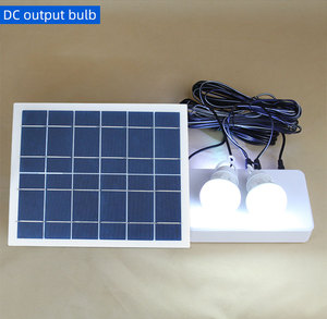 Dc nhỏ panel năng lượng mặt trời Kit năng lượng mặt trời ngân hàng điện với pin lithium 2 cái LED năng lượng ánh sáng hiệu quả năng lượng mặt trời hệ thống - Product Image 5