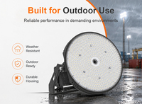 Reflector LED Súper Brillante de 1500W 1200W 1000W para Estadios con Sistema DMX DALI, Luz Antideslumbrante de Mástil Alto para Campos de Golf