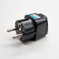 Adaptateur de voyage multifonction universel AU UK US vers EU, prise électrique de type E/F, adaptateur de voyage pour France et Espagne, prise secteur AC