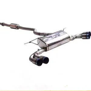 For BMW F30 320i 325i 328i modified to M3 exhaust pipe with electric valve control system