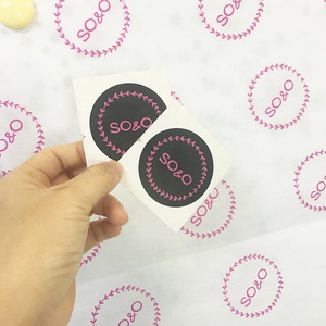 Tùy Chỉnh In Logo Không Thấm Nước Vòng Sticker In Ấn Tự Dính Nhãn Trong Suốt Niêm Phong Băng Cuộn Chuyển Dán - Product Image 3