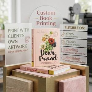 Libro con copertina rigida personalizzata, stampa offset di alta qualità, design a colori, rilegatura cucita, stampa in serie con finitura UV a rilievo - Product Image 3