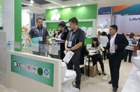 Medyag Usine OEM Russie Marché Toilette P S Piège X-Trap Lavage Double Chasse Céramique Deux Pièces Cuvette de Toilette