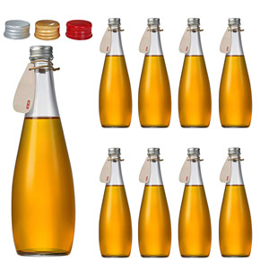 Botellas de Vidrio para Licores Personalizadas de 200 ml, 330 ml, 500 ml, 700 ml, con Tapa de Rosca, para Whisky, Vodka, Ginebra, <span class=keywords><strong>Ron</strong></span>, <span class=keywords><strong>Miel</strong></span>, Tequila, para Envasado - Product Image 1