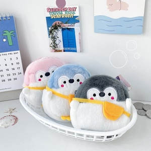 Wholesale Animal Kids Wallet Small Soft Zipper Coin Bags Keychain Custom Girls Boys <b>Cute</b> Animal Plush Coin <b>Purse</b> Gift Small Bag - Product Image 3