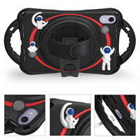 Housse de Tablette Portable Anti-impact Dreamsky Astronaute Design pour Enfant, Housse en Silicone Épais, Poignée PC pour iPad mini 6/7 8.3 2021/2024