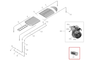 バス空気状態コントロールパネル238200309キングロングバスパーツXMQバスボディパーツ - Product Image 6