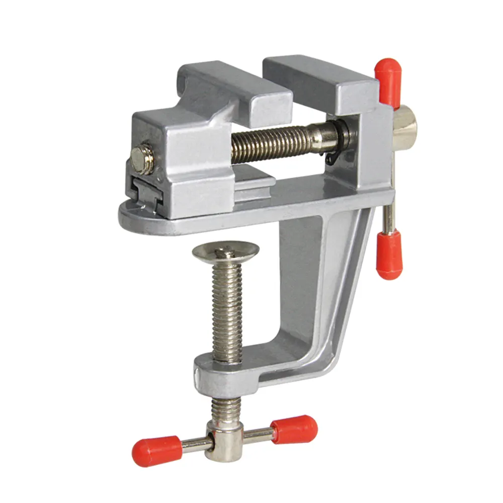Mini tornillo de banco multifuncional con abrazadera para joyería, Mini herramienta rotativa de perforación para manualidades, bricolaje