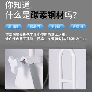 Barres d'appui personnalisées pour baignoires, sans perçage, antidérapantes, en alliage d'aluminium, capacité de charge 136 kg, support de sécurité - Product Image 1