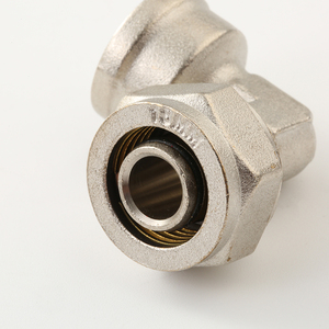 Raccord coudé femelle en laiton nickelé anti-corrosion à compression pour tuyauterie ALPEX – Vente en gros - Product Image 4