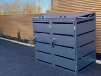 Couvercle de poubelles Couvercle anti-poussière en PVC robuste pour boîte de rangement de poubelles intérieures et extérieures pour organisateur de poubelle extérieure