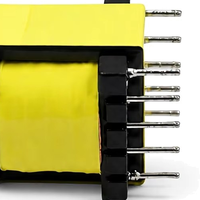 Transformateur de puissance monophasé haute fréquence à noyau en ferrite avec bobine toroïdale, sortie 9V, conception Flyback à découpage