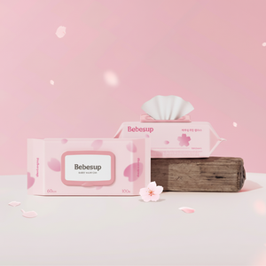 Cherry Blossom Bebe Forest para tejido de agua, 80 Uds., toallitas húmedas de bambú para bebés, se podría mejorar - Product Image 1