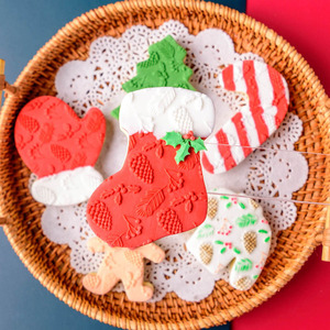Plantillas 3D <span class=keywords><strong>para</strong></span> Galletas Navideñas, Molde <span class=keywords><strong>para</strong></span> Galletas, Estampador de Fondant Acrílico, Cortador de Galletas <span class=keywords><strong>para</strong></span> Fondant, Glaseado, Pastel y Galletas - Product Image 5