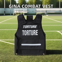Gilet tactique multifonctionnel lavable noir personnalisé avec logo/graphisme, pour entraînement extérieur, léger, en polyester, OEM