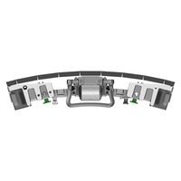 Écran LED flexible résistant aux chocs VORTEX P2, mur vidéo modulaire souple pour boîte de nuit, DJ booth, effet visuel surround