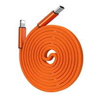 Cable de Carga Magnético Retráctil de 1M con Doble Puerto USB-C PD de 240W