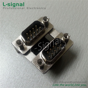 <span class=keywords><strong>Double</strong></span> Deck <span class=keywords><strong>D</strong></span> <span class=keywords><strong>Sub</strong></span> 9 Pin COM Nam Cắm Kết Nối Cho Máy Tính - Product Image 4