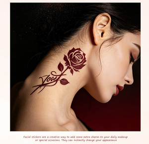 Tatouages semi-permanents imperméables à base de jus de plantes, petits tatouages temporaires réalistes en forme de papillon <span class=keywords><strong>pour</strong></span> femmes, poignets, chevilles, faux tatouages - Product Image 5