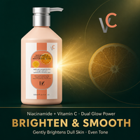 Lotion corporelle hydratante et éclaircissante sans sulfate, à la niacinamide et à la vitamine C, pour tous types de peaux, vente en gros, marque privée, OEM, 300g