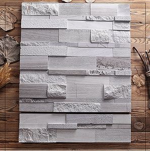 Pannello in Pietra di Marmo Sottile e Silenzioso per Rivestimento Esterno Rustico Ispirato alla Natura, Piastrella in Ardesia per Interni in Cemento Lucidato - Product Image 3