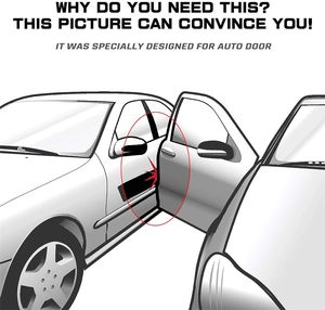 Striscia di Protezione Antiurto per Bordi Portiera <span class=keywords><strong>Auto</strong></span> con Guarnizione in Gomma e Interno in Metallo - Product Image 6
