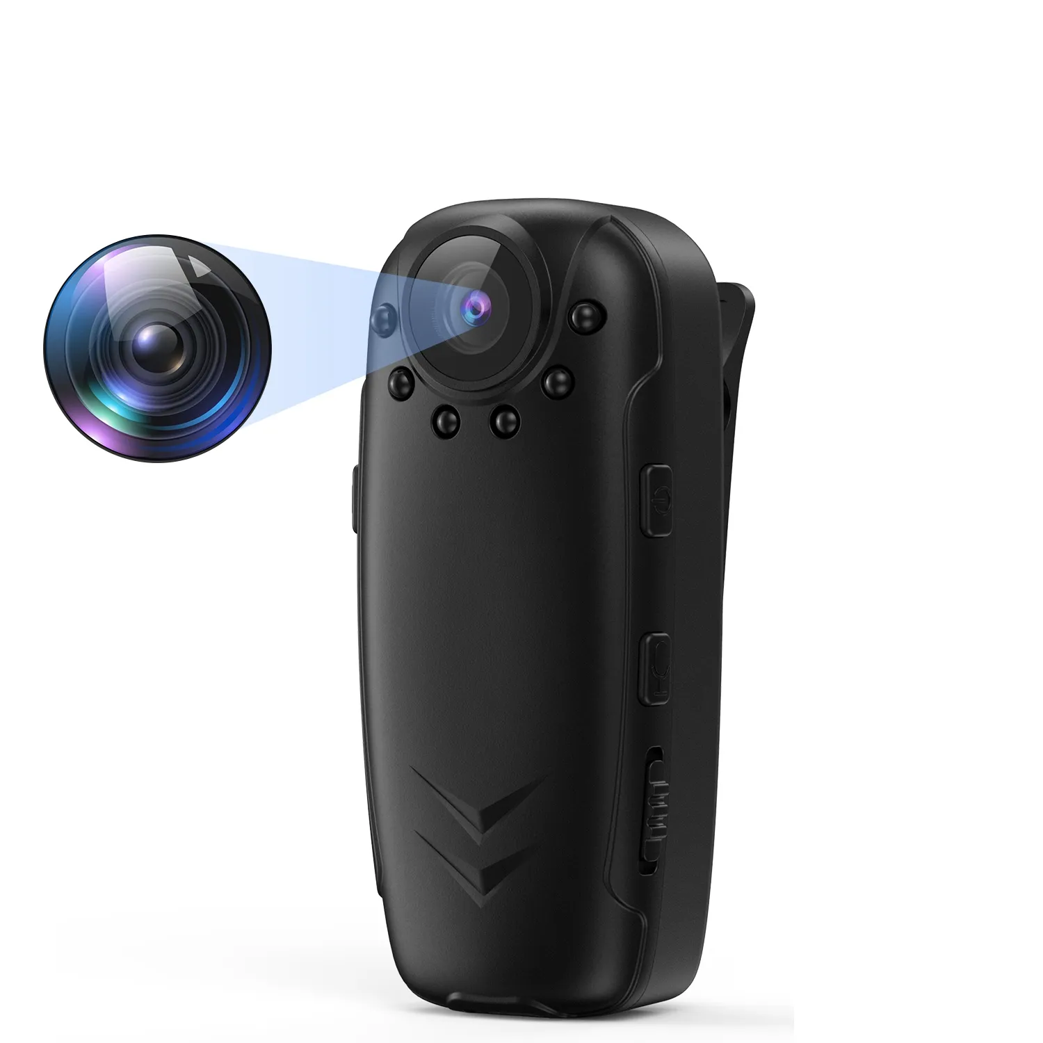 Mini caméra corporelle enregistreur vidéo de sport DV Vision nocturne grand Angle 1080P HD caméra corporelle portée