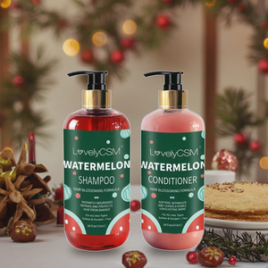 2026 <strong>Happy</strong> New Year Merry Christmas Gift Anti Hair Loss Treatment Vegan Dandruff Watermelon Organic <strong>Shampoo</strong> and Conditioner - Product Image 3